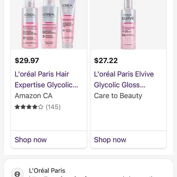 L'Oreal Glycolic Gloss Hair Care Set - Picture 5 of 5